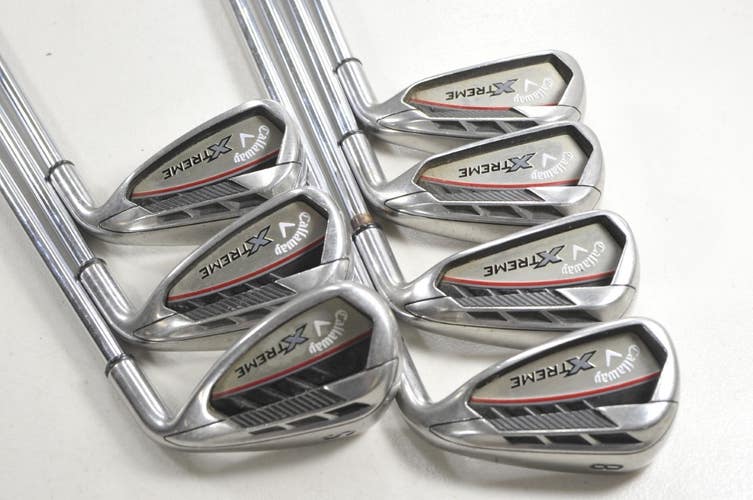 Callaway Xtreme 5-PW,SW Iron Set Right Uniflex Steel  # 218605