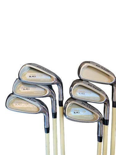 Used Dunlop TOUR BLACK IRON SET Womens Iron Set RH 5I-PW 11883-S000162190