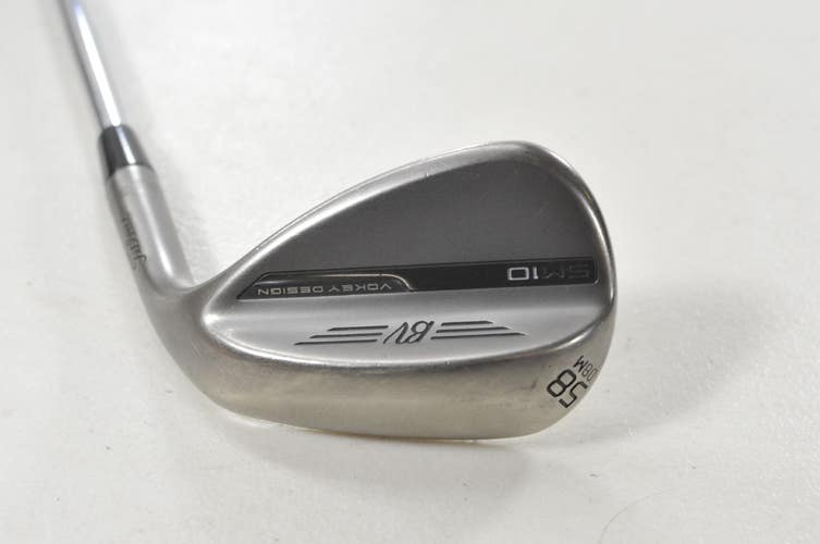 Titleist Vokey SM10 Nickel 58*-08M Wedge Right BV Wedge Flex Steel #218816