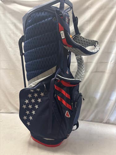 Used Sun Mountain 4.5 14 WAY STAND BAG Mens Stand Bag Navy Blue 11490-S000273564