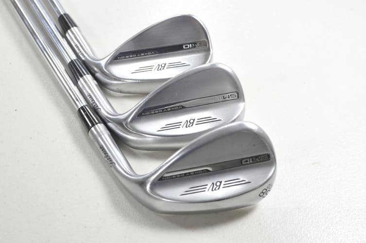 Titleist Vokey SM10 Tour Chrome 50*, 54*, 58* Wedge Set Right BV Steel #218928