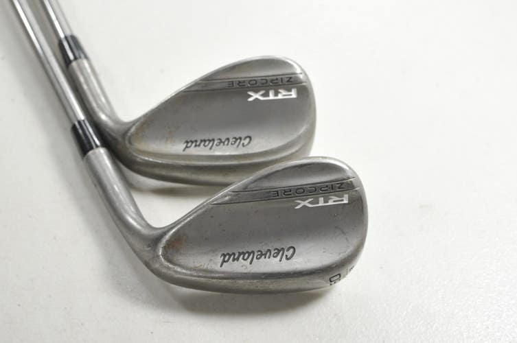 Cleveland RTX Zipcore Tour Raw 54*,60* Wedge Set SteelFiber Regular Flex #219027