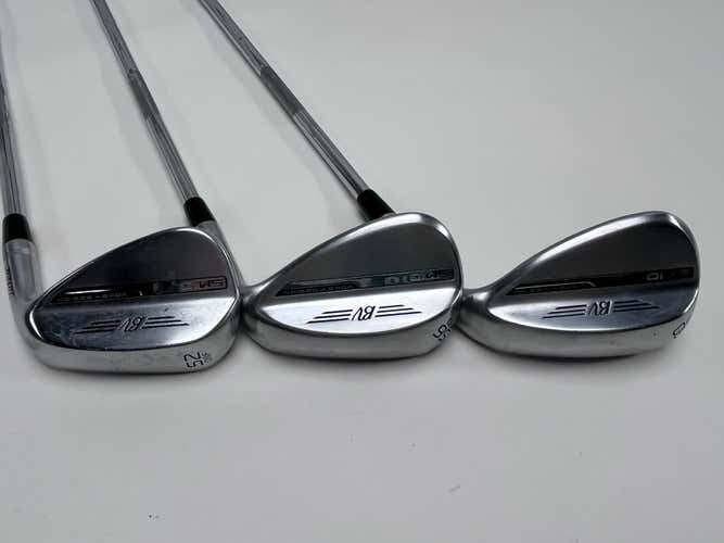 Titleist Vokey SM10 Tour Chrome Wedge Set 52* 8 | 56* 12 | 60* 12 SM10 RH