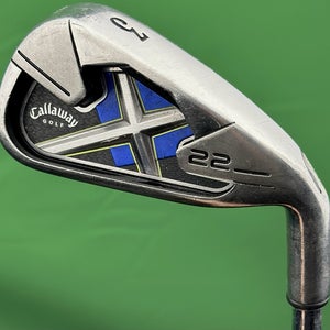 Callaway X-22 Individual 3-Iron 21* Steel Shaft Regular Uniflex Right Hand