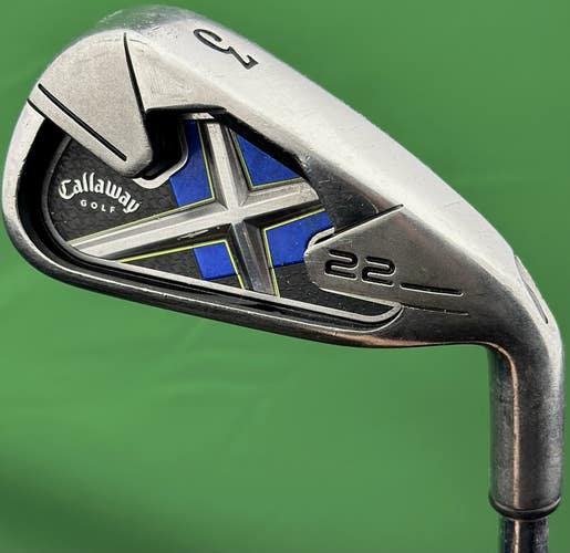 Callaway X-22 Individual 3-Iron 21* Steel Shaft Regular Uniflex Right Hand