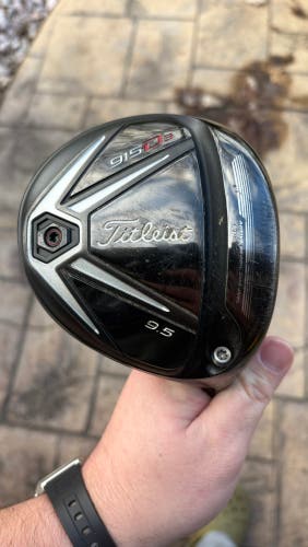 Men's 2015 Titleist 915 D3 Right Handed Driver Stiff Flex 9.5 Loft Graphite Shaft (Used)