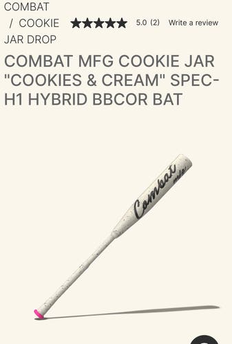 2026 Combat Spec H1 Hybrid Bat (-3) 30 oz 33" (New)