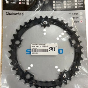 Shimano Ultegra 39T Road Chainring 130mm BCD Triple Black New