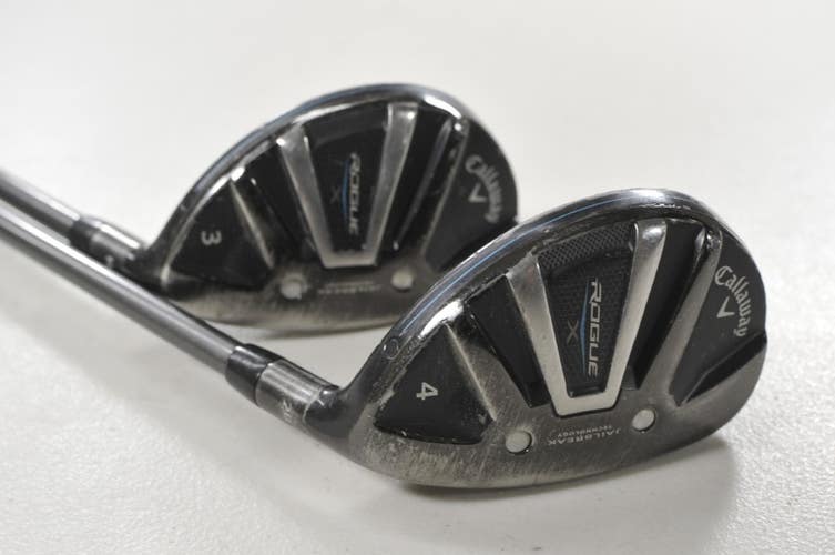 Callaway Rogue X 3 and 4 Hybrid Set Regular Flex RH Synergy 60g Graphite #218163