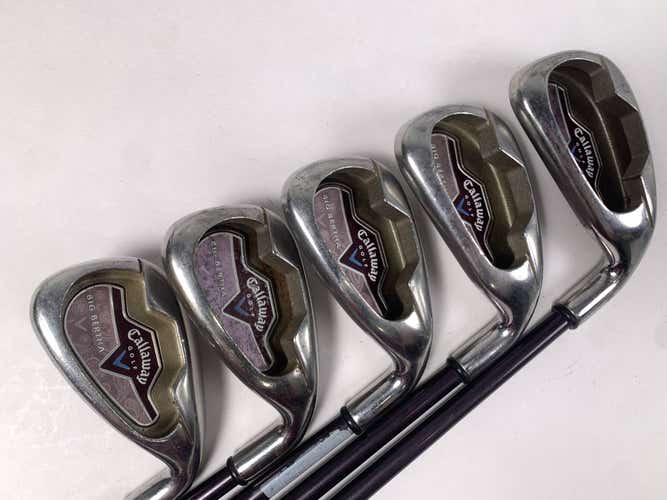 Callaway Big Bertha 2006 Iron Set 6-PW 45g Ladies Graphite Womens RH