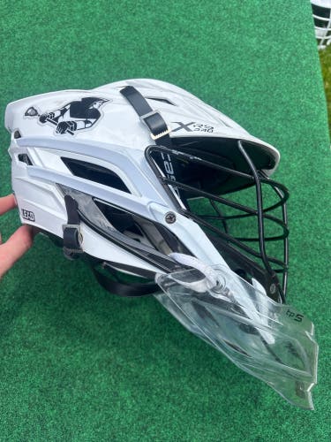 Providence College White Adult Goalie Cascade XRS Pro Helmet (Used) OSFM