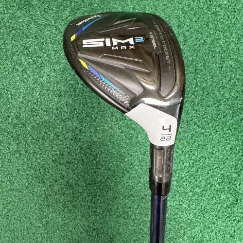 TaylorMade SIM2 MAX #4 Hybrid 22 Rescue MRH Senior Flex Ventus Graphite Shaft