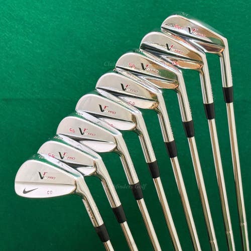 Nike VR Pro Forged Blades 3-PW Iron Set Tour Issue Dynamic Gold Steel Stiff