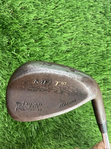 Mizuno MP T10 Raw Finish Wedge 58* With Precision Rifle Spinner Steel Shaft