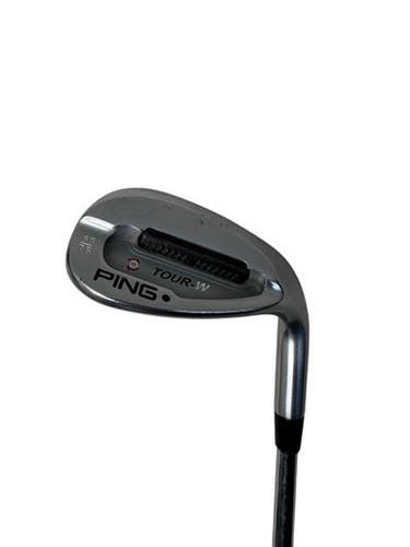 Used Ping TOUR W BLACK DOT Golf Wedge Mens RH Silver 60 Degree 11835-S000208014