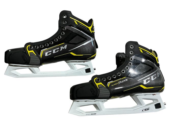 CCM Super Tacks AS3 Pro Size 10.5 Stars Pro Stock Goalie Skates (New) 32449
