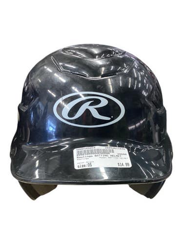 Used Rawlings BATTING HELMET Batting Helmet No Mask Black One Size 11846-S000105054