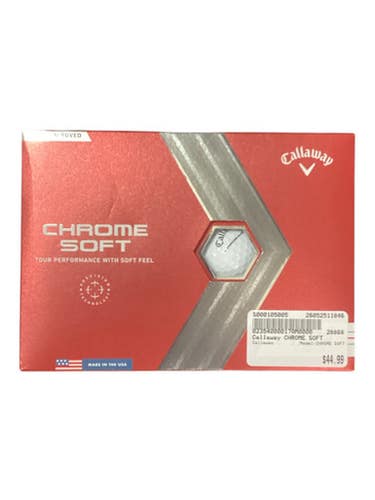 Used Callaway CHROME SOFT 12 Pack - Golf Balls 11846-S000105004