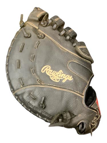 Used Rawlings RFBMB BB/SB First Base RH Throw Black 12 1/2" 11846-S000104962