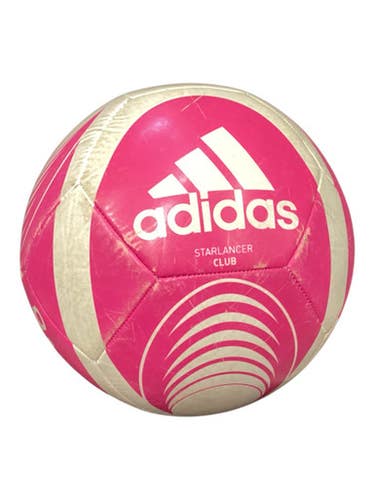 Used Adidas STARLANCER CLUB All Size Soccer Ball Pink 4 11846-S000104895
