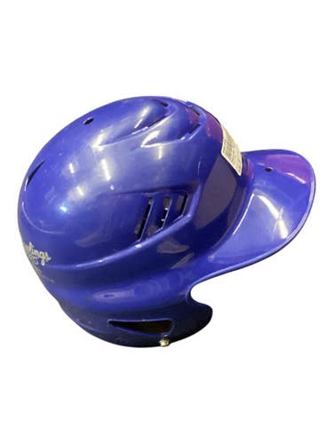 Used Rawlings BATTING HELMET Batting Helmet No Mask Royal Blue One Size 11846-S000105087