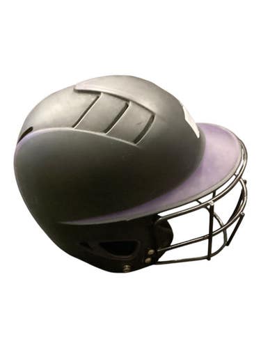 Used BoomBah BATTING HELMET Batting Helmet w/Mask Black One Size 11846-S000105086