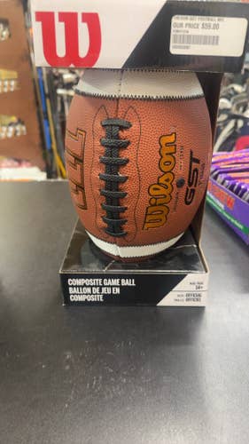 Wilson Football GST Composite New Official Size