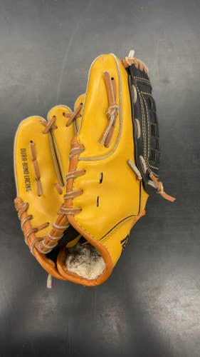 Franklin Baseball Glove Fieldmaster Series Yellow Good Condition 10"