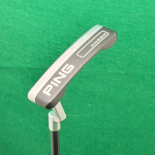 LH Ping 2023 Anser Black Dot 35" Blade Putter Golf Club Black Composite w/ HC