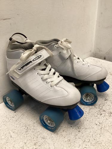 RollerDerby VIPER M1 Senior Roller Quad Skates White Senior 7 11443-S000203168