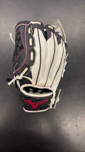 Mizuno Fast Pitch Finch Softball Glove Black/Pink Excellent Condition 10"