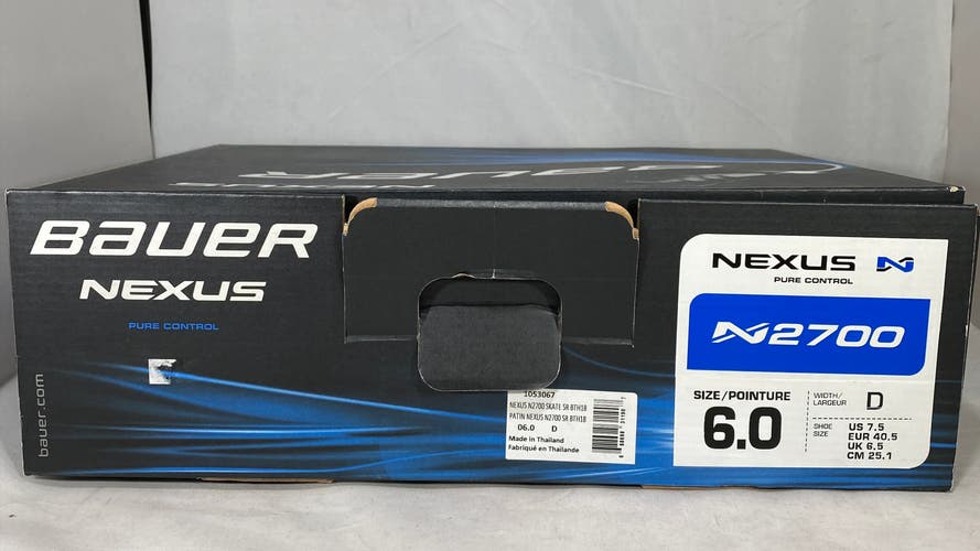 New Senior Bauer Nexus N2700 Hockey Skates Regular Width Size 6