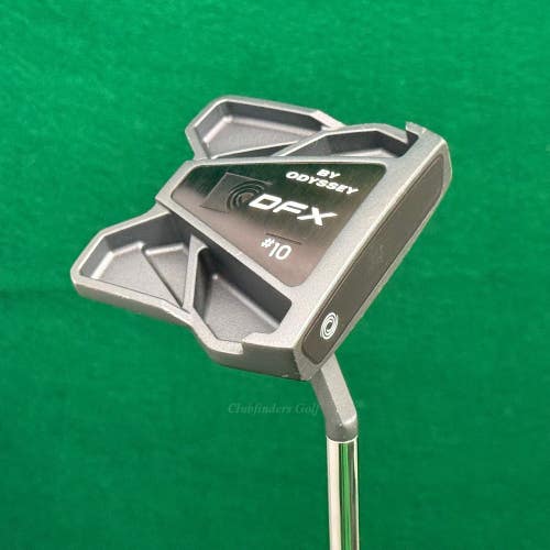 Odyssey DFX #10 S Charcoal 2025 35" Slant-Neck Mallet Putter Golf Club w/ HC