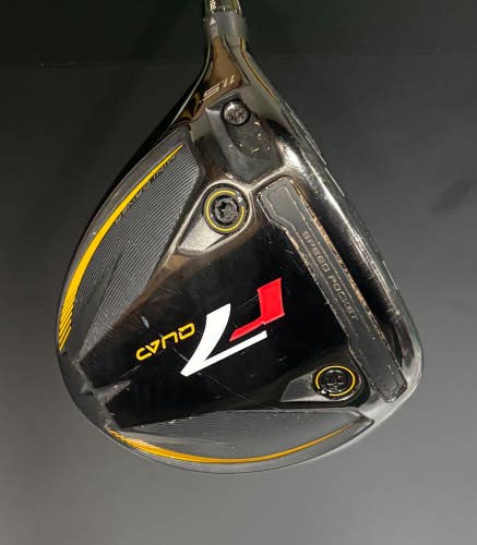 TaylorMade r7 Quad Mini Driver 11.5* Stiff Fujikura SpeederNX 50g LH Used