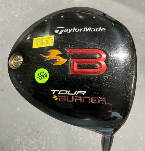 TaylorMade TOUR BURNER 10.5 Driver 45" FUJIKURA ROMBAX TP-75 Regular Flex USED