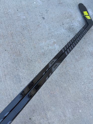 2 Pack Warrior Covert QR6, Pro Stock Hockey Sticks Grip M03 85 Flex Left 7051