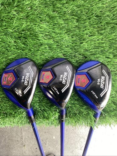 Wazaki Golf WL-II Hybrids Set 4-5-6 With Regular Graphite Shafts