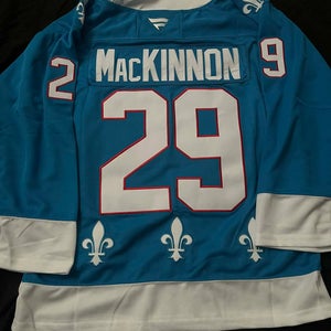 Nathan MacKinnon Colorado Avalanches Nordiques Hockey Men's Jersey Stitched Size 52