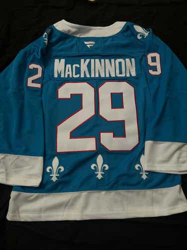 Nathan MacKinnon Colorado Avalanches Nordiques Hockey Men's Jersey Stitched Size 52