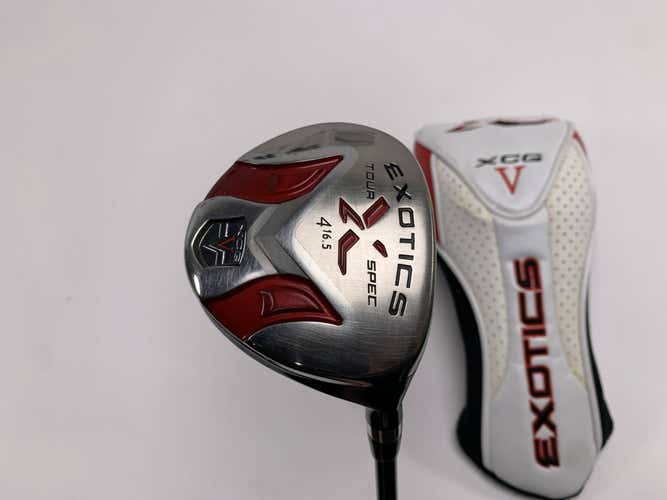 Tour Edge Exotics XCG-V 4 Fairway Wood 16.5* Aldila Voodoo SVS7 Stiff RH