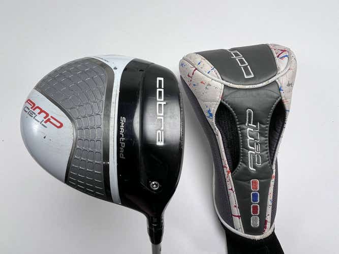 Cobra AMP Cell Silver Driver 9.5* Fujikura Fuel 55g Senior RH HC Midsize Grip