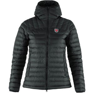 NEW Fjällräven 1974 Expedition Lätt Hoodie Women’s Large Black Down Puffer Jacket