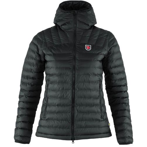 NEW Fjällräven 1974 Expedition Lätt Hoodie Women’s Large Black Down Puffer Jacket