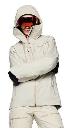 Norrøna Lofoten Gore-Tex Pro Women’s Ski Shell Jacket Whisper White Size Small NWT