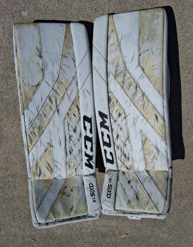 31+1" CCM Axis 1.9 Goalie Leg Pads (Used)