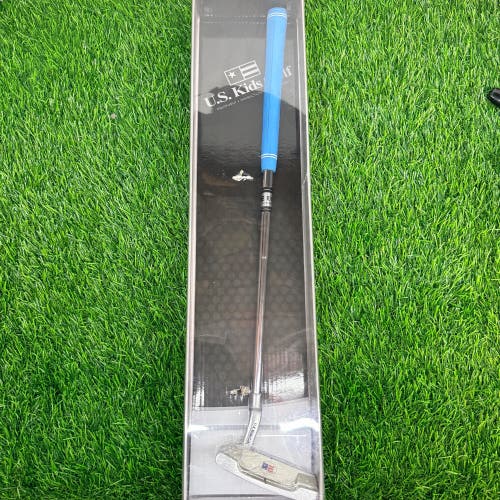 US Kids Golf USKG 1st Club Putter Blue Right-Handed Steel Shaft RH 18” 13004 NEW