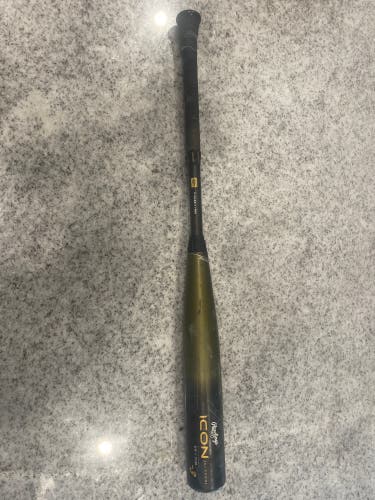 2023 Rawlings Icon Composite BBCOR Certified Bat (-3) 29 oz 32" (Used)