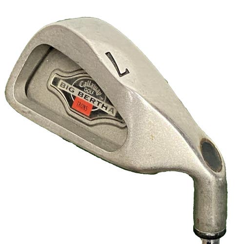 Callaway Big Bertha 7 Iron 1994 Men's RH Memphis 10 Stiff Steel 37" Stock Grip