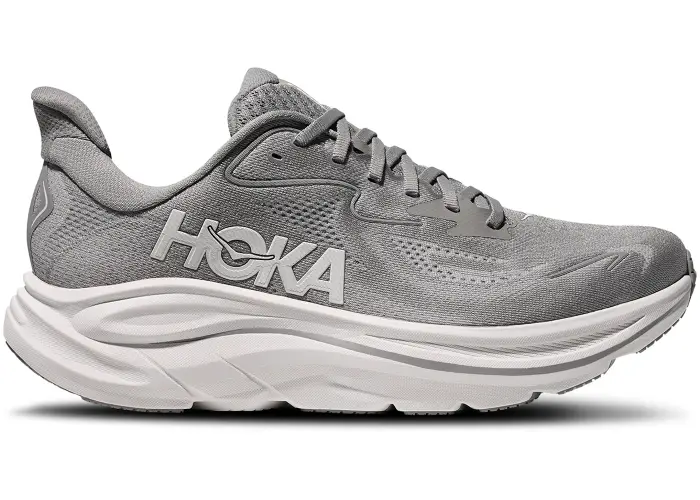 Size 10 - Hoka One One Clifton 10 Grey (Wide) 1162032-STLLR