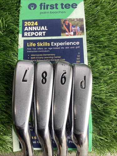 Titleist AP2 712 Forged Iron Set 7-PW With NS Pro Stiff Steel Shafts